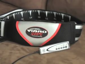 đai massge làm tan mỡ bụng - Đai Massage Nóng Và Rung Vibro Shape (Đen)