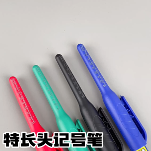 45mm oil-based woodworking long-head marking pen for construction - long nozzle black deep-hole marking line pen extended marking pen extended head pen