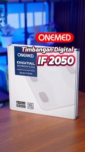 ONEMED - Timbangan Badan Digital Body Fat & BMI untuk Android & IOS IF2050