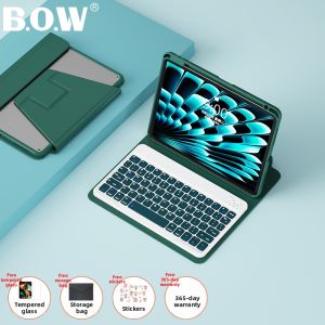 B．O．W | Rotatable Magnetic Detachable iPad Keyboard Case for Air Pro 11-inch 10th/11th Gen with Stylus Holder