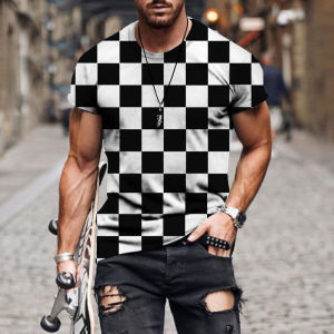 New Summer New Fashion 3D Digital Printed Top Digital Printed T-shirt Male