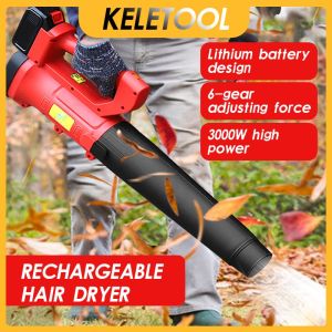 Blower angin  588tv Cordless Electric Leaf Blower Suction Dust Sweeper Vacuums Soot blower strong dust cleaning rechargeable leaf blowing