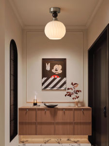 French Vintage Style Corridor Overhead Light