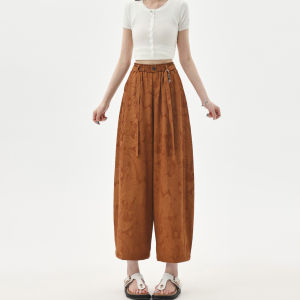 La Chapelle | Khaki Nine Part Linen Pants