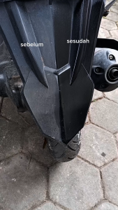 Penghitam Body 900ml Cairan Pengkilap Trim Plastik Mobil Motor Tahan Lama