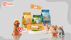 Hạt DogSmile 2kg thức ăn hạt cho chó con và chó trưởng thành Bò Gà Sữa Hạt cún dog smile