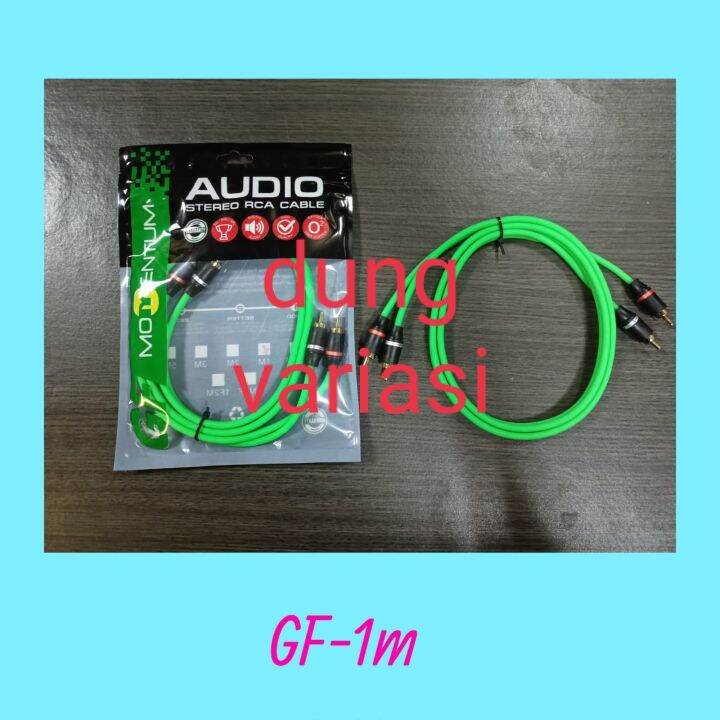 Kabel Rca Audio Momentum Hijau Meter Lazada Indonesia