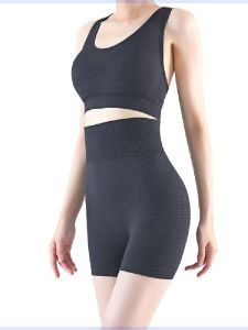 เสื้อกั๊กโยคะสตรีเอวสูง เสื้อผ้ากีฬาป้องกันแรงกระแทกสำหรับวิ่ง ชุดโยคะสตรี กระชับหน้าท้อง กระชับสิ่งที่ด้านบน ชุดกีฬา