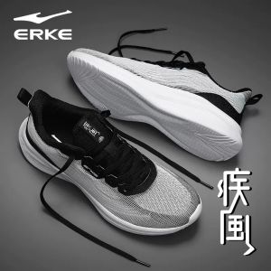 Mens Running Shoes Breathable Mesh Training Sports Sneakers Comfortable Elastic Closure EVA Midsole Lightweight Rubber Outsole