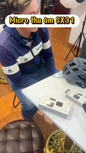 Mic Không Dây SX31 Pro – Pin 15H Giảm Ồn Lọc Âm Tốt Dùng Cho Điện Thoại & PC