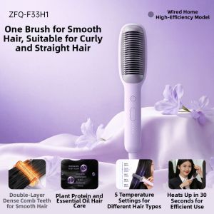 Bear | Cordless Ionic 2-in-1 Anti-damage Hair Straightening and Curling Brush