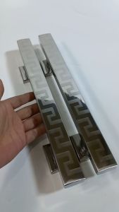 1set lock body kunci dan 2buah gagang tarikan handle pintu rumah minimalis pilihan panjang 33cm 45cm dan 60cm untuk daun pintu depan dan kamar daun 1