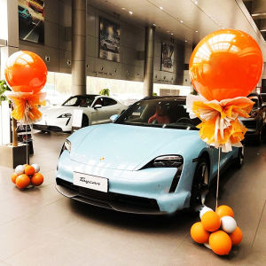 Macaron Colored Balloon Column Scene Decoration for Store Opening Festival Activities 4S Shop Front Decorative Latex Balloons