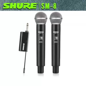 micro không dây cao cấpSM-8 microphone wirelessmicro hát karaoke không dâyChống Nhiễu Sóng Chống Hú Rít Cực Tốt Hút Âm Tốt Cho Độ Nhạy Cao - Âm Thanh Trung Thực Mượt Mà