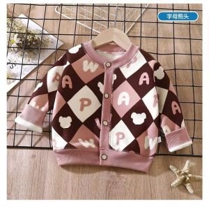 Sweater anak bayi laki laki perempuan import bahan tebal lembut PREMIUM/ cardigan anak cewek cowok import