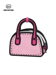 Jump from Paper | Comics Style Shell-shaped Versatile Handbag Tote Crossbody Bag