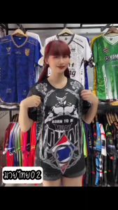 เสื้อยืดลาย มวยไทย Muay Thai 02 สวมใส่สบาย ได้ทุกสภาพอากาศ ผลิตโรงงานไทย