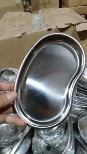 Khay inox hạt đậu đựng dụng cụ spa