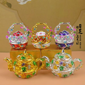 Đồ Trang Trí Bằng Sứ Thủ Công Đặc Biệt Của Tân Cương Hộp Đựng Trang Sức Dân Tộc Rỗng Lọ Hoa Thêu Lọ Trà Quà Lưu Niệm Du Lịch