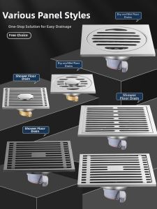 YUESHIYI | Anti-odor Backflow Prevention Thickened Fast Drainage Floor Drain