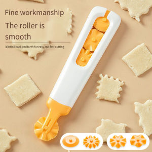 DIY Baking Tools Roller Cutter Cookie Round Roller Pizza Crust Pastry Kitchen Tools