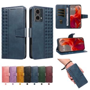 Magnetic Leather Wallet Case for Motorola Moto G04 G04S G05 G13 G14 G15 G23 G32 G34 G35 G45 G55 G73 G75 G84 G85 5G Flip Cover