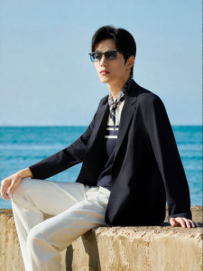 Sport-friendly Lightweight Business Casual Mens Blazer