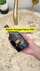 JUKE NATUR Shampoo Ginseng Extract 140ml - Sampo Perawatan Rambut Rontok Anti Hair Fall (Deep Conditioning)