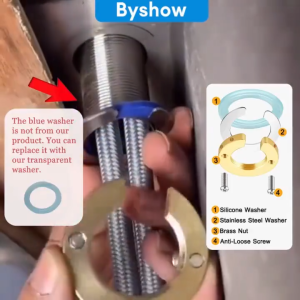 Faucet sealing gasket gasket leakproof fixing tool set locking nut to prevent bathroom and kitchen f