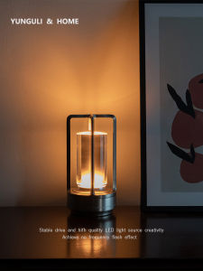 Ambientec Mild Luxury Retro Desk Lamp Bedroom Bedside Small Night Lamp Rechargeable Portable Computer Desktop Ambience Light