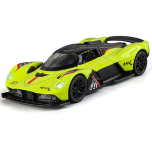 1:32 Scale Aston Martin Valkyrie Alloy Car Model Diecast Car Sound Light Car Lovers Collection Kids Birthday Gift Metal Boys Toys