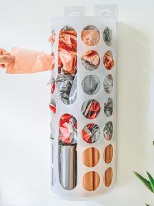 Large Capacity Plastic Garbage Bag Organizer Hanging Kitchen Door Back Waste Collector Drawer Pull out Box Household Storage