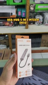 USB Hub 5 in 1 CR50 USB 3.0 SD Card TF Card Dengan Type C OTG