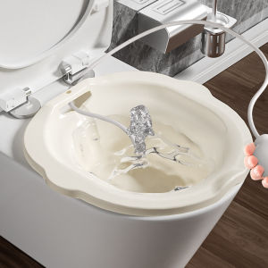 Ladies Special Toilet Bucket No-Kneel Design Rectal Wash Basin Mens Version Available Soak Medicine Butt Cleaning Tool