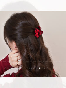 2024 New Womens High-End Half-Up Hair Clip Side Bangs Hair Clip Fashionable Korean Style Fresh out Jewelry Hair Accessories
