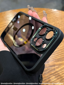 QI MEI. CASE | Magnetic Charging Clear Drop Protection Case