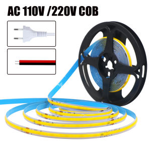 AC 220V 110V COB Strip 240LEDs/M 3000K 4000K 6000K 5M 10M 15M 20M Flexible Ribbon Rope LED Light For Home Decor