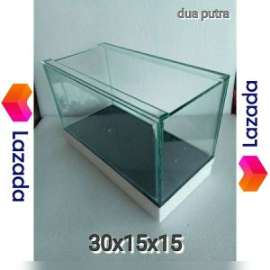 akuarium ukuran 30x15x15 aquarium termurah aquarium mini aquarium Guppy aquarium cupang aquarium ikan cupang aquarium kaca soliter cupang soliter cupang soliter kaca aquarium chana aquarium termurah