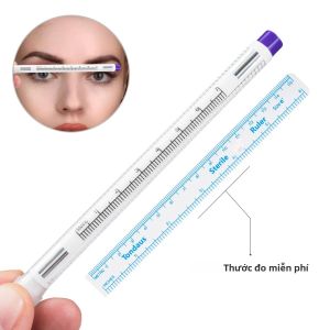 1 Cái Bút Đánh Dấu Da Tiệt Trùng Dùng Một Lần Có Thước Đo Dùng Cho Nối Mi Xăm Khuyên Dụng Cụ Viết Chữ