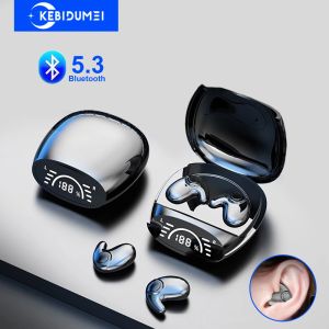 Kebidumei | Invisible Sleep Earbuds Mini Wireless Earphones Bluetooth 5.3 Headphones HiFi Stereo Sports Noise Reduction Headsets for XIAOMI