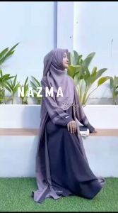 Nazwa gamis abaya anak perempuan remaja tanggung umur 13 14 15 16 17 Tahun terbaru 2025 Cringkle Air Flow premium baju muslim anak perempuan lebaran viral abaya remaja aesthetic santri