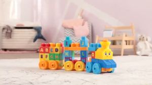 Mega Bloks ABC Alphabet Train Fisher Price : A Musical Learning Adventure for Building Singing and Exploring Letters!