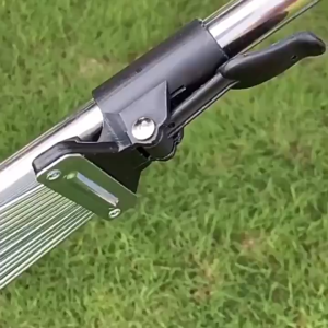 A tool for raking leaves a magical lawn rake iron claws agricultural rakes leaf rakes and escopic rakes.