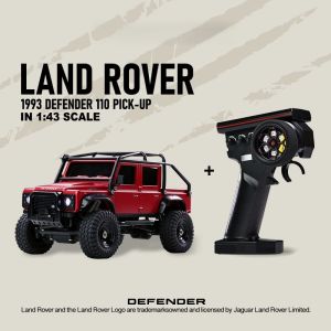 【In Stock】New 1/43 Desktop Series Remote Control Car Defender110 4wd Climbing Car Full Scale Rc Modified Off Road Model Boy Toy