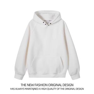 OULUDE | Heavyweight Hooded Mens Gray Sweater 480g
