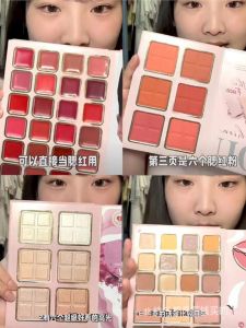 Travel Size Multicolor Makeup Eyeshadow Book Blush Concealer Highlighter Matte Pearlized Shades Eye Shadow Palette