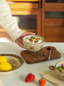 Bát Gốm Dễ Thương Hình Gấu Bát Ăn Sáng Bằng Gốm Sứ Trang Trí Nhà Bếp Bát Ăn Sáng Cho Trẻ Em Bát Ăn Sáng Màu Trơn Bát Ăn Sáng Cá Nhân