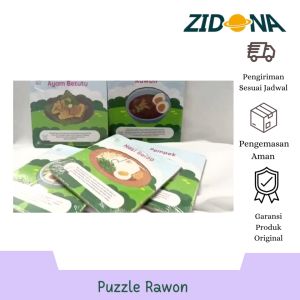 puzzle rawon Rabbit&turtle Bahan MDF