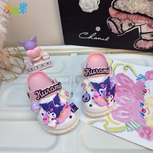 Childrens Summer Themed Clog Shoes Girls Outdoor Wear Anti-Slip Deodorant Little Kids Toddler Baby Girls Slippers