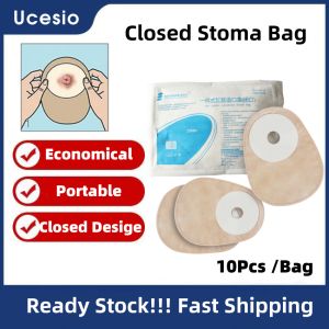 10/20/30Pcs Economical Colostomy Bags One-Piece System Closed Stoma Bag Ostomy Stoma  Pouches Bag Portable Stoma Care Bags